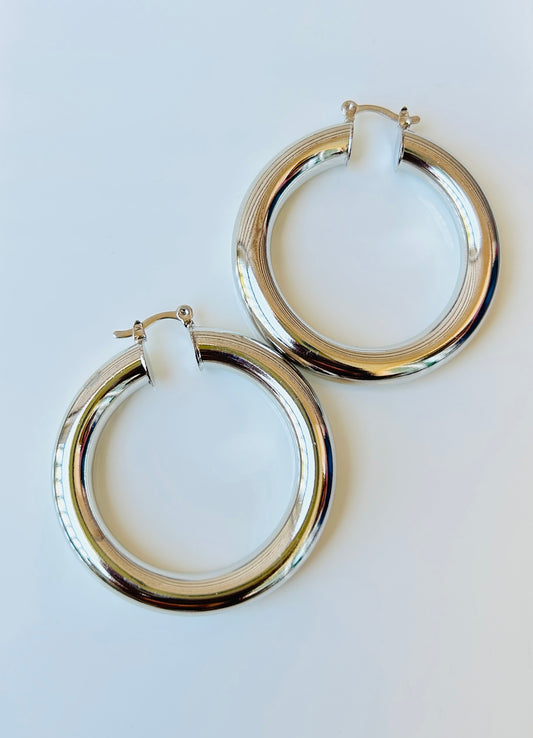 Chunky Lever Back Hopp Earrings Bonita Collection.